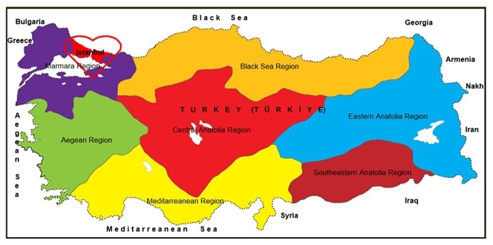 Where Is Istanbul Located On The World Map - Map